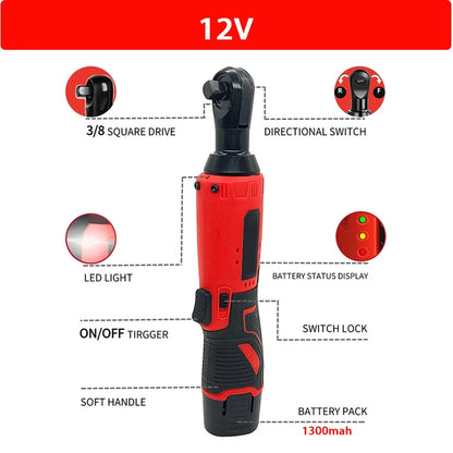 12V/18V  Cordless Rechargeable Electric Impact Wrench