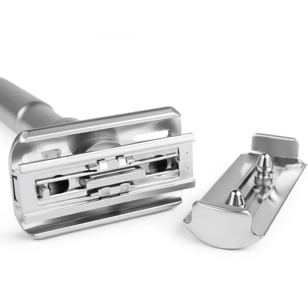 Adjustable & Foldable Mens Razor with Double Edge