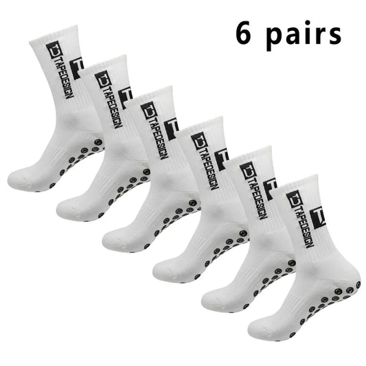 6 pairs of non-slip sports socks