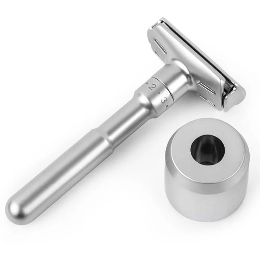 Adjustable Safety Razor Mens Folding Shaving Double Edge