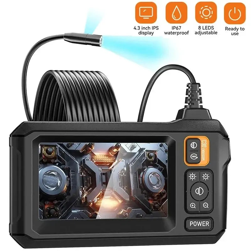 Industrial Endoscope Camera  4.3inch Screen HD1080P